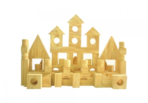 72塊EVA發泡木紋創意積木組