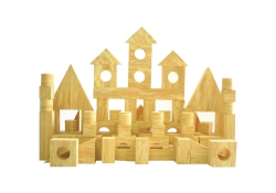 72塊EVA發泡木紋創意積木組