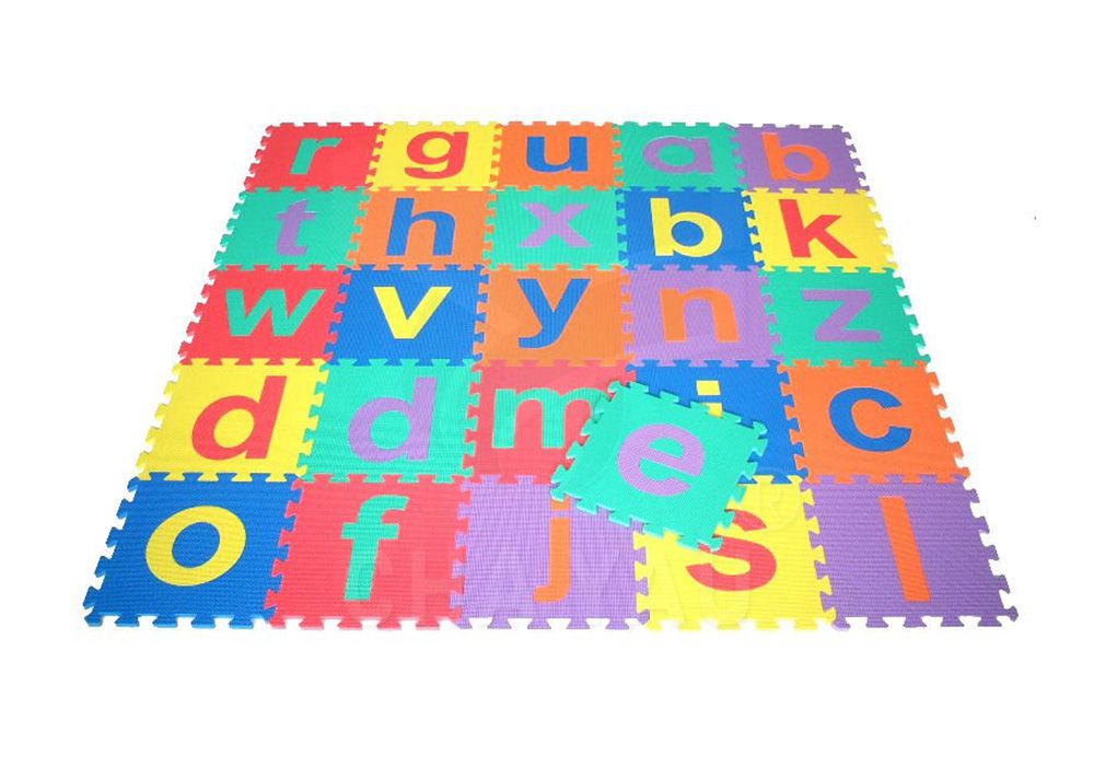 ABC拼圖地墊組裝圖