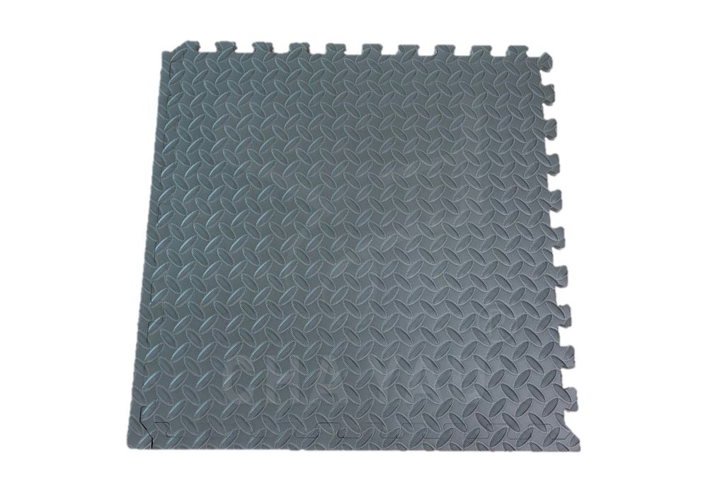 灰色鐵板紋地墊